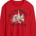 thumbnail image 2 of Disney Winnie The Pooh - Christmas Most Wonderful Time of the Year - Men's Long Sleeve T-Shirt, 2 of 4