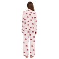 thumbnail image 3 of FORMRS Womens Pajama Set Long Sleeve Top and Pants with Pockets Soft Comfy Lounge Sleepwear, Sizes S-2XL, Cartoon Elephant Pattern, 3 of 7