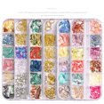 thumbnail image 5 of SeekLGT Abalone Shell Pieces Seashell Nail Charms 3D Pearlized Shell Flakes Thin Crushed Shell Slices for Acrylic Nails Art Design DIY Craft Decoration Kit, 1 pc, 5 of 5