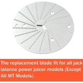 thumbnail image 2 of Pièce de Mixeur Pièce de Rechange pour Extracteur de Jus Panier Filtrant et Ensemble d'Outils en Forme de Lune Accessoires pour Extracteur de Jus Mixeur m, 2 of 5