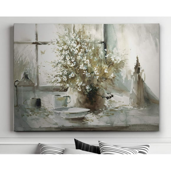 Wexford Home Daisy Still Life-Premium Gallery Wrapped Canvas Art Print, 30x40, Multicolor