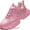 Pink, variant on Steel Toe Safety Shoes (Men's & Women's Wide Fit): Engineered for Comfort with Lightweight Breathable Design, Slip & Puncture Resistance