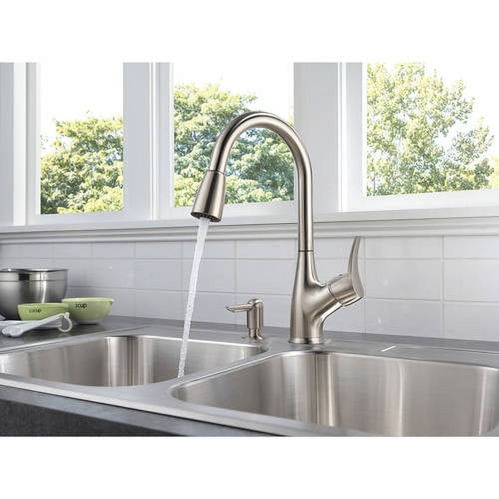 Peerless Single Handle Pull-Down Sprayer Kitchen Faucet with Soap - image 3 of 7