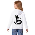 thumbnail image 6 of Tisuna Girls Hoodies Kids Comfortable Cartoon Print Hoodie With Kangaroo Pocket Teen And Youth Fall Winter Long Sleeve Hoody Size 3-4 Years, 6 of 7