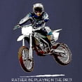 thumbnail image 3 of CafePress - Rather Be Playing In The Dirt With A Motorbike Lon - Long Sleeve Dark T-Shirt, 3 of 4