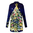 thumbnail image 4 of Veste Légère pour Femmes Cardigan à Manches Longues Cardigan de Noël Pulls Veste Grande Taille, 4 of 5