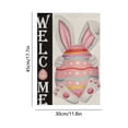 thumbnail image 2 of Tyidzon Easter Garden Flag 12x18 inch Double-Sided Bunny & Eggs, Reinforced Sleeve for Outdoor Garden Porch Walkway Spring Decor, 2 of 6