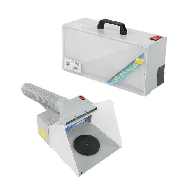 25W Portable Airbrush Spray Booth Set Foldable Paint Spray