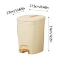 thumbnail image 3 of TIMIFIS Garbage Can Bathroom Trash Can Odor Blocking Trash Can with Lid Large Capacity Trash Can Living Room Trash Can Squares Thickened Trash Can Kitchen Gadgets, 3 of 6