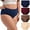 Earthy Sunset, variant on INNERSY Women's Plus Size XL-5XL Cotton Underwear High Waisted Briefs Panties 4-Pack (2XL,Midnight Sands)