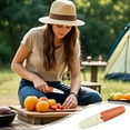 thumbnail image 2 of T-352 Orange 2 In 1 Multifunctional Fruit Knife Portable Paring Tool Kitchen Vegetable Cutter For Camping Outdoor #ODJ3z, 2 of 6