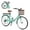 Green, variant on Folding Women Bicycle 24 Inch, 7 Speed Beach Cruiser Bike for Women, High Carbon Steel Frame Ladies Bicycle with Basket& Rear Rack, Commute Bike for Women Adults, Multiple Colors