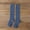 Blue, variant on Women's Cotton Knee High Socks, Casual Solid Color Knit Long Stockings, Soft and Breathable Athletic High Tube Socks, Assorted Colors, Dark Gray, One Size