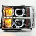 thumbnail image 7 of AKKON - For GMC Sierra Pickup Chrome Clear Exclusive Projector Ultra Bright SMD DRL LED Headlights Lamps, 7 of 7