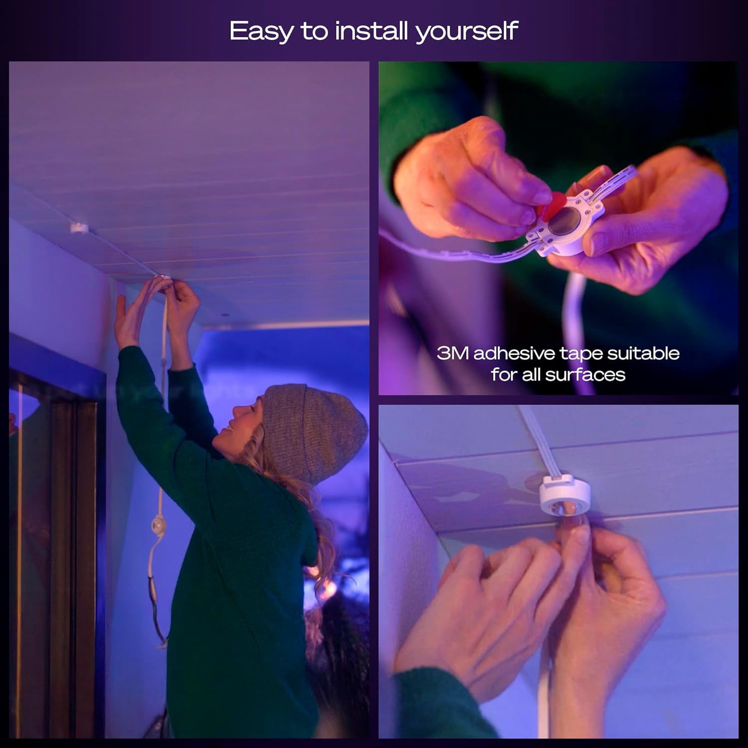 Philips Hue Festavia Permanent 90 FT/48 Lights White