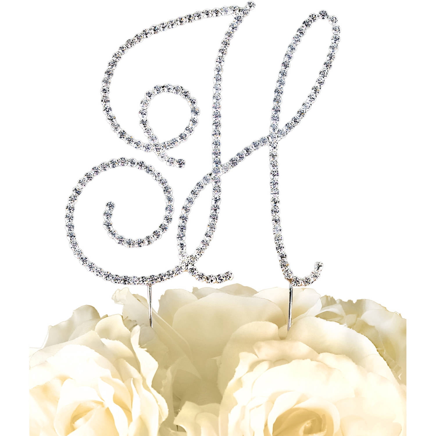 Unik Elegance Unik Occasions Simply Elegant Monogram Cake Topper 