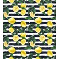 thumbnail image 3 of Ambesonne Modern Duvet Cover Set, Fresh Lemons Striped, 2-Calking, Hunter Green Indigo, 3 of 7