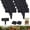 Deep Black garden edging border, variant on Imitation Stone Garden Fence - DIY Garden Edging Border, Weatherproof Plastic Cobbled Effect Landscape Decor, Decorative Flower Bed Fence for Landscaping, Path Lawn