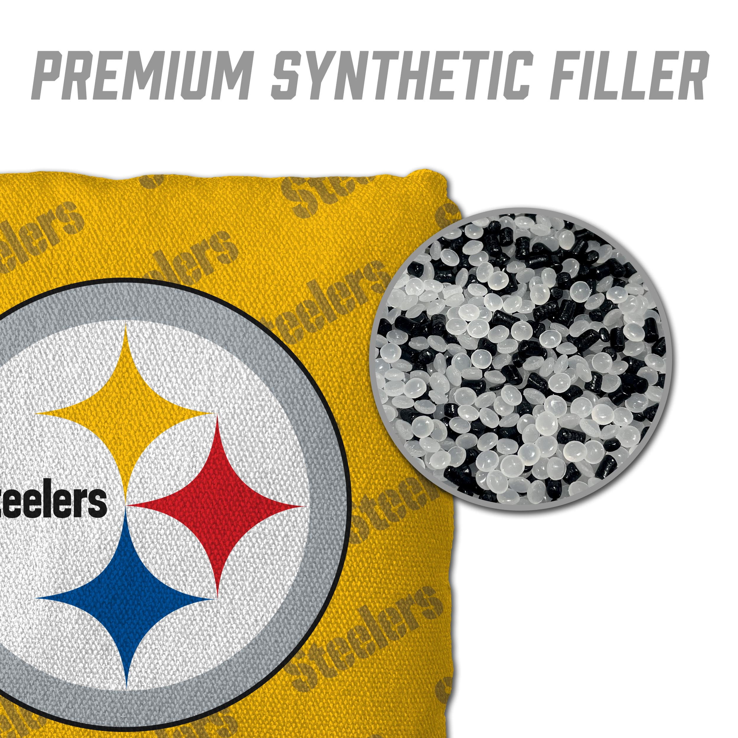 NFL Pittsburgh Steelers Cornhole Bags - 4PK - Yellow