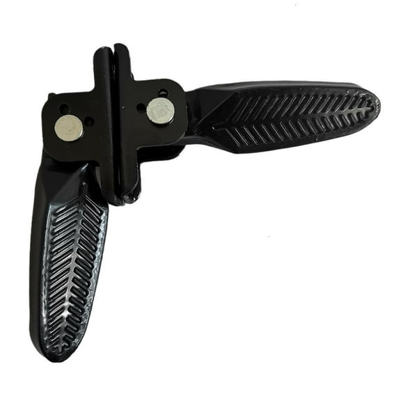 Necvior 2Pcs Footrest Leg Support Pad Cycling Accessory for Electric Bicycles, Electric Bicycles Rear Pedals Folding Rear Seats