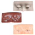 thumbnail image 3 of Planche de Pratique de Maquillage Réutilisable Mannequin en Silicone Professionnel pour Maquillage Coloré, 3 of 5
