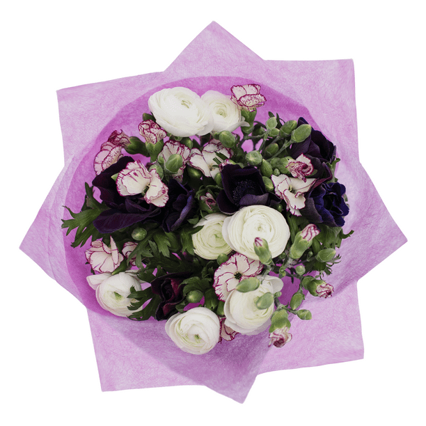 Don T Be Ranunculus Lavender Fresh Flower Bouquet Fresh Cut 2 Pack Walmart Com Walmart Com