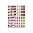thumbnail image 2 of HEWANG Mahjong Block Set, 65 Tiles SeasideEscape Game Blocks, Seaside Escapes Game, Portable Travel Mahj- Tiles, National Flag Mahjong Tile Set, for Travel Picnic Spring Gathering, 2 of 6