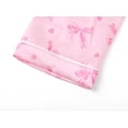 thumbnail image 6 of Beezizac Girls Pajama Pink Bow & Heart Cozy Satin Silky 2-Piece Long Sleeves Winter PJS Kid Jammies Size 14, 6 of 7