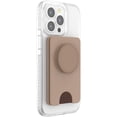 thumbnail image 2 of PopSockets Phone Wallet for MagSafe, Phone Card Holder with Grip, Brown - Latte, 2 of 6