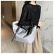 thumbnail image 5 of Bolso de hombro de tela de gran capacidad, bolso de mano portátil para estudiantes, bolso de mano moderno para chicas que van al trabajo, 5 of 6