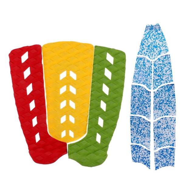 Juego de 12 almohadillas de para tablas de surf y alfombrillas de agarre trasero, sábana recortable antideslizante autoadhesiva que se adapta Baoblaze Tablero de tracción de tabla de surf