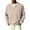 Khaki_#05, variant on Nokdvo Mens Waffle Long Sleeve Shirt Plus Size Quarter Button Up Henley Casual Pullover Fall Winter Textured Solid Color Loose Workout Shirts,White L