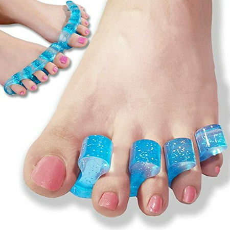 Beaut (TM) Toe Stretchers - Toe Separators and Toe Spreaders Kit Provides Bunion Relief, Relieves Plantar Fasciitis, Hammertoes, Claw Toes, Bunionettes and Overlapping Toes - For Men and