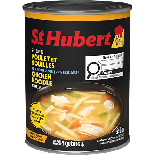 St. Hubert 25% Less Salt Chicken Noodle Soup