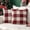 White and Red, variant on Pack of 2 Classic Farmhouse Buffalo Check Plaids Polyester Linen Soft Solid Grey and White Decorative Throw Pillow Covers Home Decor Outdoor Cushion Case for Sofa Bedroom 12 x 20 Inch