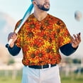 thumbnail image 4 of Fotbe Sunflower4 Baseball Jersey Shirt for Men and Women, Casual Short Sleeves Button Down T-Shirt-4X-Large, 4 of 9