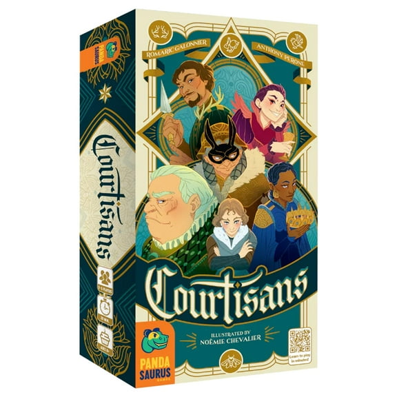Courtisans Family Card Game for Ages 8 and up, from Asmodee
