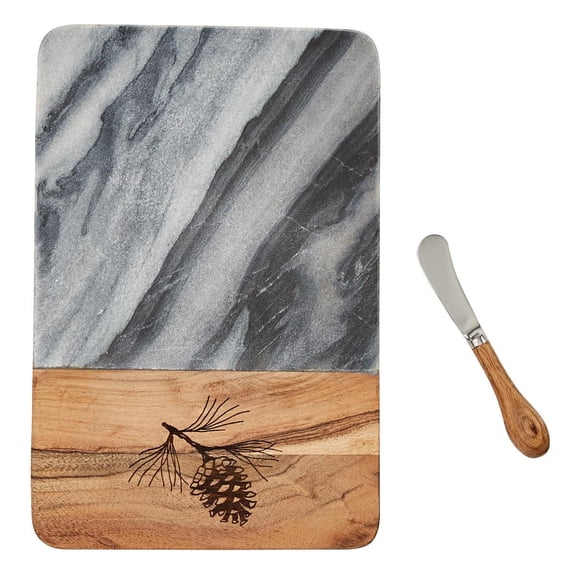 Rustic Pine Cutting Board with Spreader - Park Designs