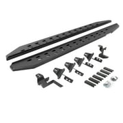Go Rhino 69450568ST RB20 Slim Line Running Boards with Mounting Bracket Kit For Jeep 18 Wrangler JK, Jeep 07-17 Wrangler Fits select: 2008,2015-2018 JEEP WRANGLER UNLIMITED