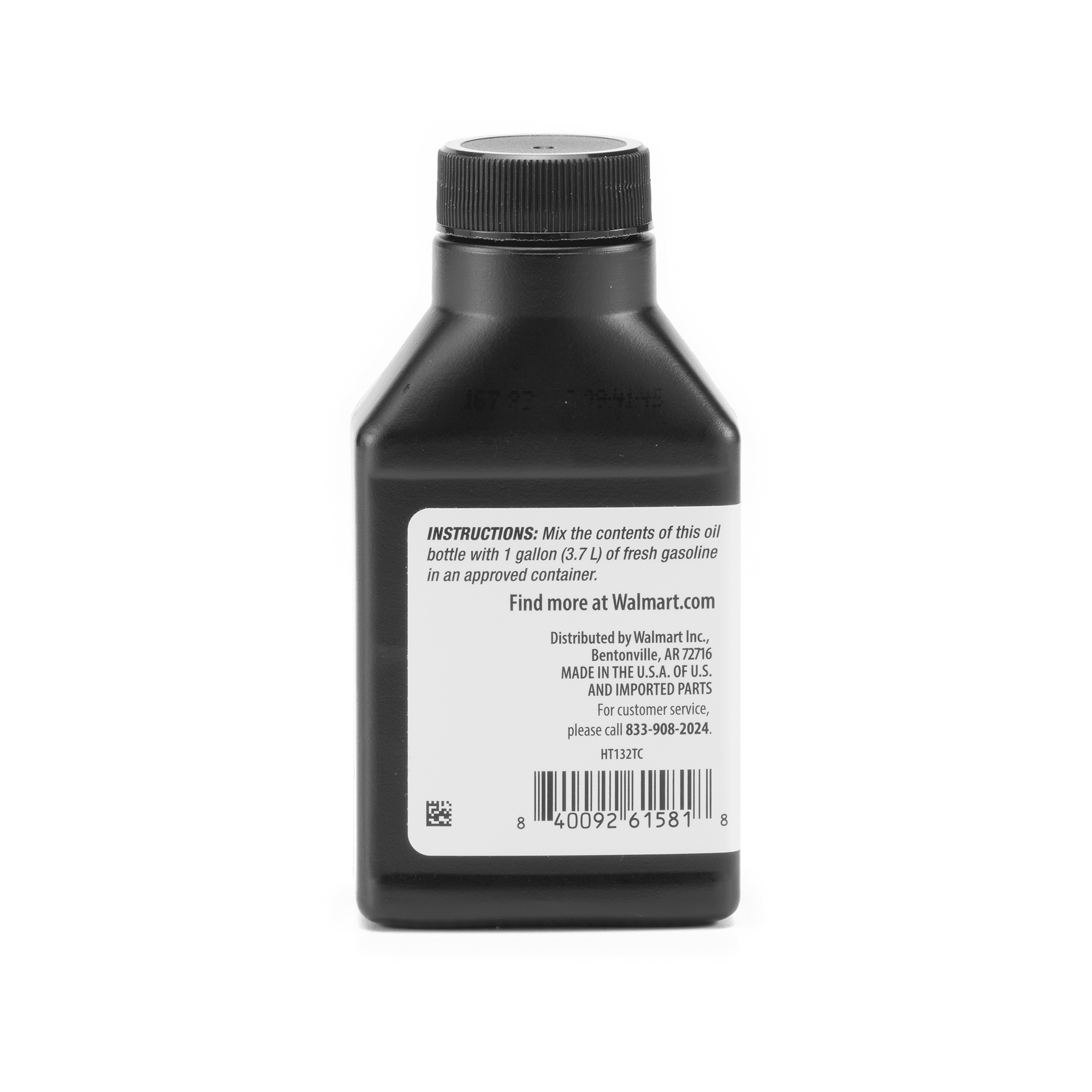 (4 pack) Hyper Tough 3.2 oz Synthetic Blend 2-Cycle Oil, Makes 1 Gallon