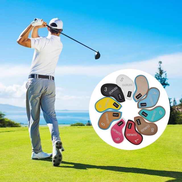 Funda para la Cabeza Shamjiam de Cuero Sintético para Golf Universales 3 4 9 Conductor