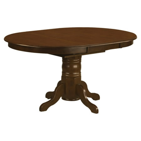 East West Furniture Kenley 42 60 Inch Oval Pedestal Dining Table East West Furniture Kenley 42 60 Inch Oval Pedestal Dining Table With Erfly Leaf