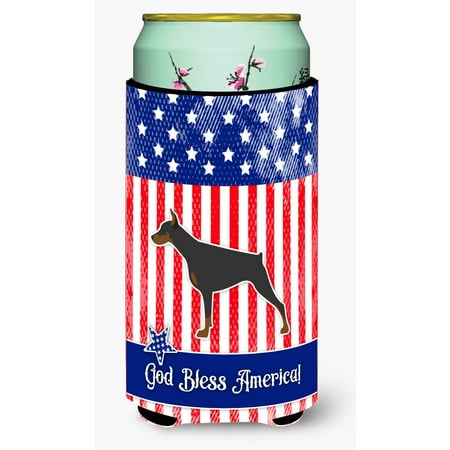 

Carolines Treasures BB3360TBC USA Patriotic Doberman Pinscher Tall Boy Beverage Insulator Hugger Tall Boy multicolor