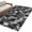 Black, variant on Mint Green Abstract Area Rug 5x8 Washable Rug Non Slip Vintage Gradient Mottled Texture Modern Large Area Rug Soft Stainresistant Indoor Floor Carpet for Living Room Bedroom Office Dining Room
