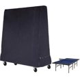 thumbnail image 1 of Table Tennis Table Cover Waterproof Cover For Ping Pong Table 165 X 70 X 185 Cm Black, 1 of 5