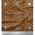 thumbnail image 2 of Soimoi Polyester Crepe Fabric Paisley Panel Print Fabric by The Yard 52 Inch Wide, 2 of 3