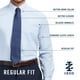thumbnail image 4 of Camisa de vestir IZOD de tela elástica resistente a las arrugas para hombre, amarilla, 4 of 4
