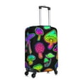 thumbnail image 3 of Gaeub Bright Mushrooms Elastic Luggage Cover with Concealed Zipper Dust-Proof Luggage Cover Protector - 18-32 inch - Large, 3 of 9