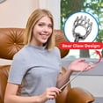thumbnail image 6 of 5Pcs Portable Telescopic Back Scratcher Stainless Steel Bear Claw Rubber Handle Relieve Body Itching, 6 of 8