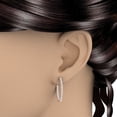 thumbnail image 2 of 2 1/2 Carat Inside Out Diamond Hoop Earrings in 14K Rose Gold (I1-I2 Clarity), 2 of 3